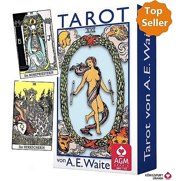 Tarot von A.E. Waite, Tarotkarten (mini), Arthur E. Waite