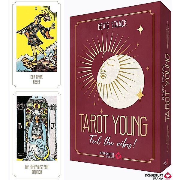 Tarot Young - Feel the vibes, m. 1 Buch, m. 78 Beilage, 2 Teile, Beate Staack