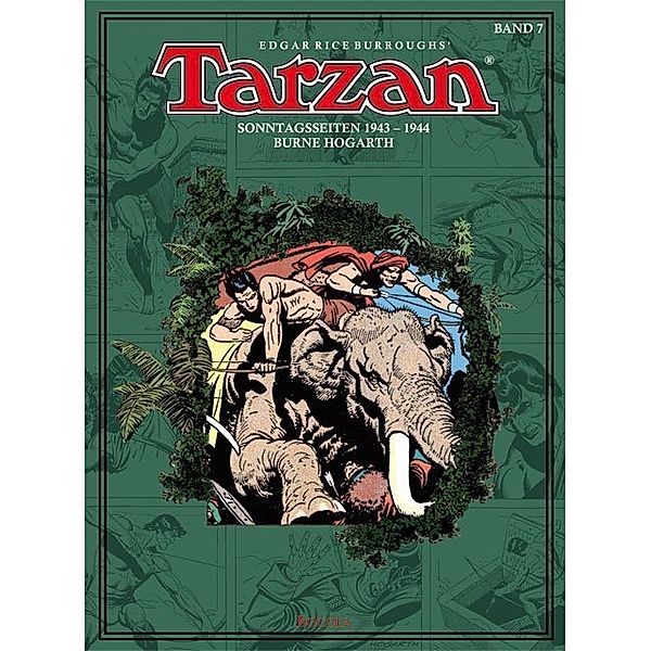 Tarzan. Sonntagsseiten / Band 7 / Tarzan - Sonntagsseiten 1943-1944, Edgar Rice Burroughs, Burne Hogarth