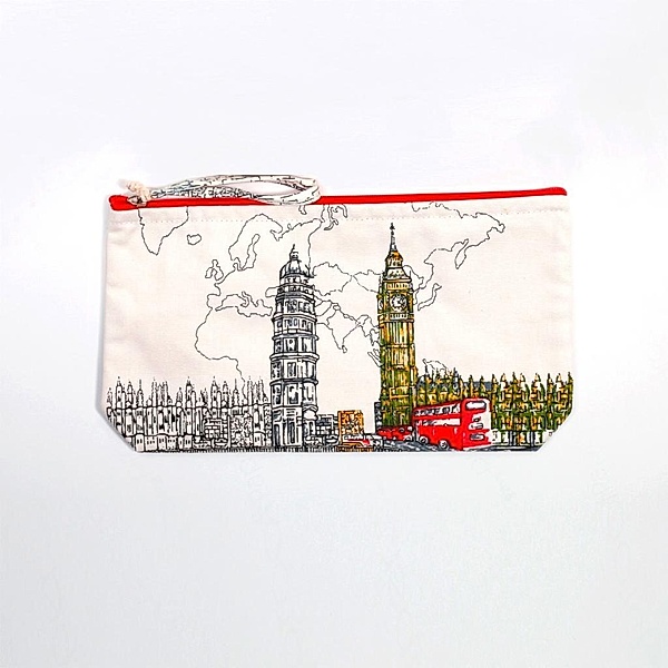 Tasche, siebgedruckt- Design London