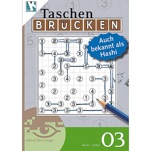 Taschen-Brücken Taschenbuch / Brücken-Rätselbuch, Auch bekannt als Hashi. Bd.3.Bd.3, Conceptis Puzzles