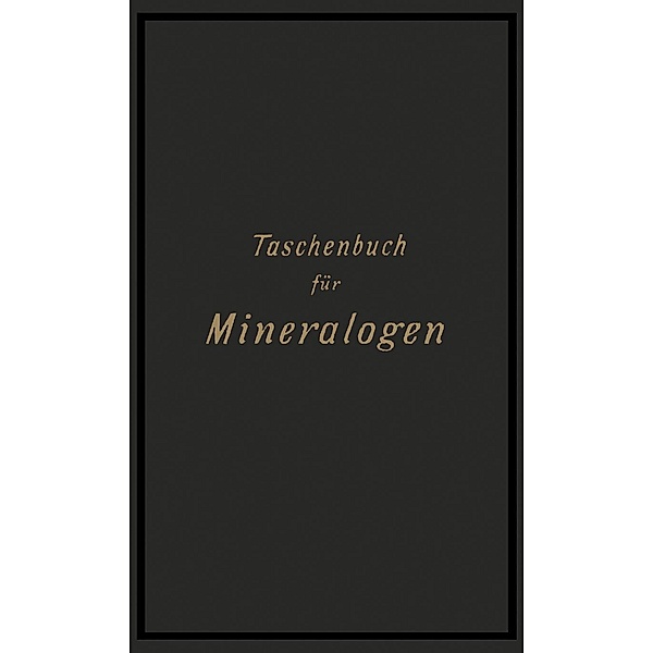 Taschenbuch für Mineralogen, Carl Riemann