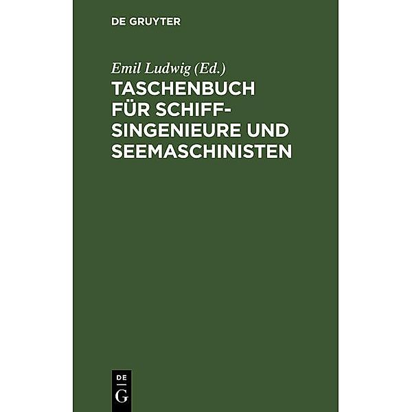 Taschenbuch für Schiffsingenieure und Seemaschinisten / Jahrbuch des Dokumentationsarchivs des österreichischen Widerstandes