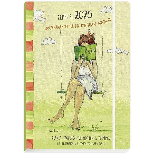 Taschenkalender 2025, Zeitreise, Karin Tauer