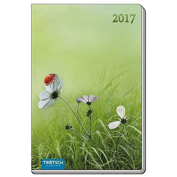 Taschenkalender A6 2017 Marienkäfer