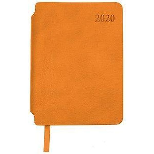 Taschenkalender A6 Soft Orange 2020