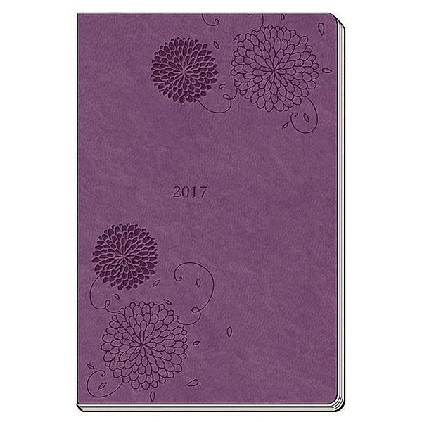 Taschenkalender A6 Soft Touch 2019 Violett