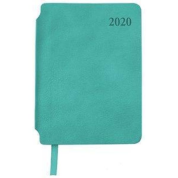 Taschenkalender A6 Soft Türkis 2020