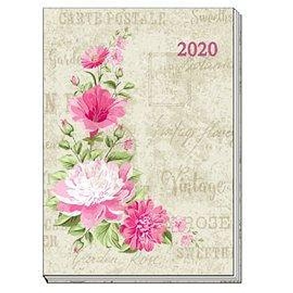 Taschenkalender A6 Vintage 2020