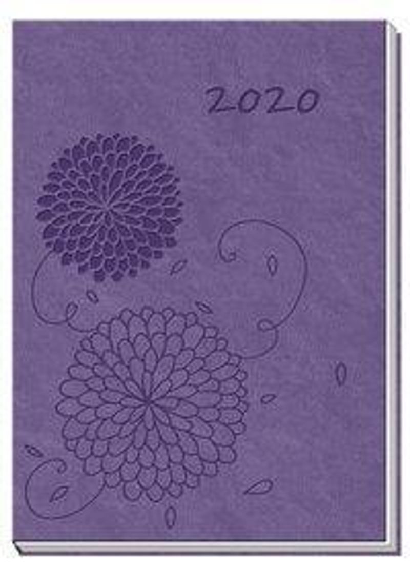 Taschenkalender A7 Soft Touch Blumen 2020 - Kalender bestellen
