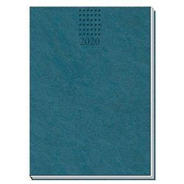 Taschenkalender A7 Soft Touch Petrol 2020