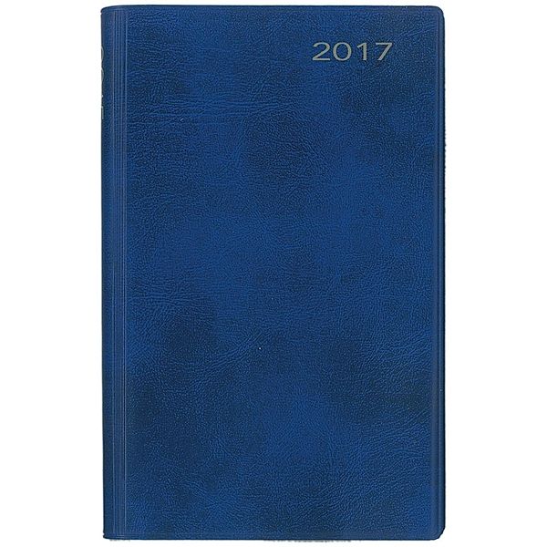 Taschenkalender, blau 2017