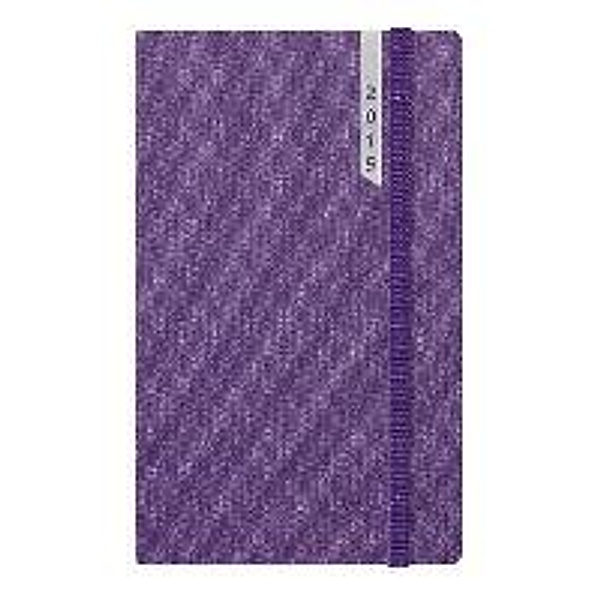 Taschenkalender Blue Line Agenda 2015 Flexy violett