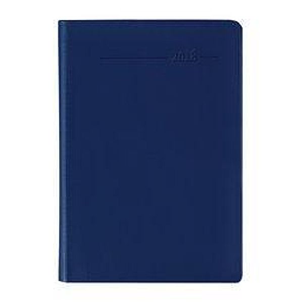 Taschenkalender Buch PVC blau 2018