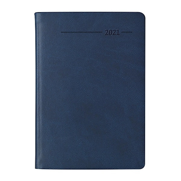 Taschenkalender Buch Tucson blau 2021