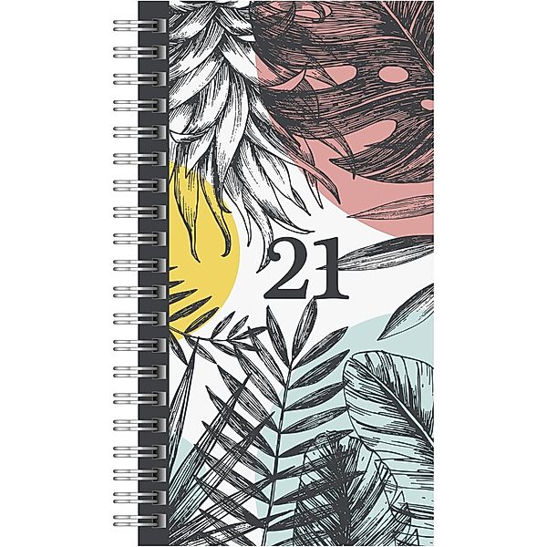 Taschenkalender Flower, Modell Timing 2, 2021