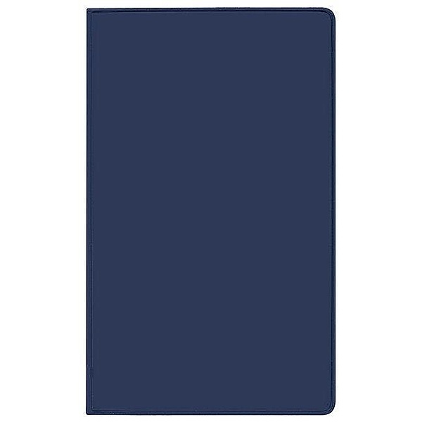 Taschenkalender Modus geheftet PVC blau 2020