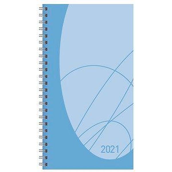 Taschenkalender Modus XL Flexi Colourlux aqua 2021