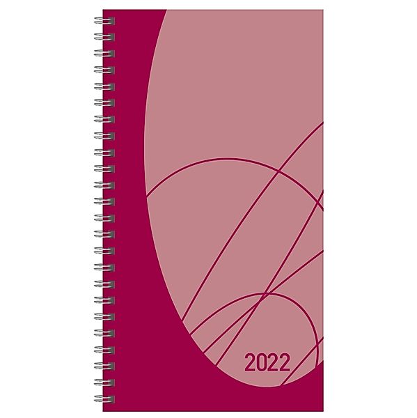 Taschenkalender Modus XL Flexi Colourlux berry 2022