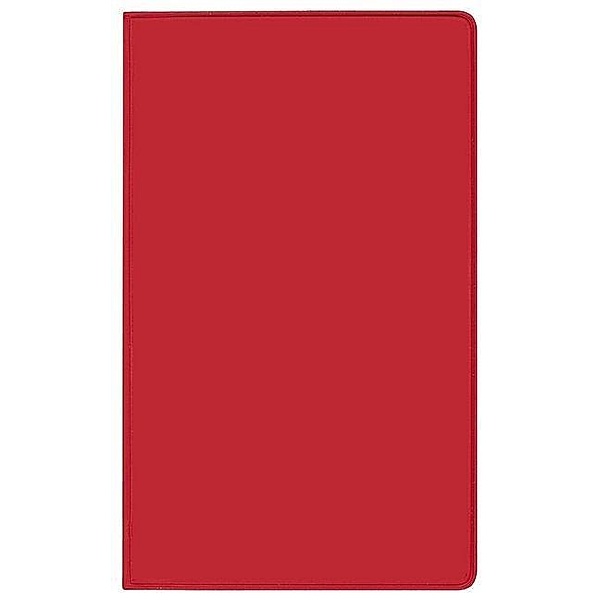 Taschenkalender Modus XL geheftet PVC rot 2020