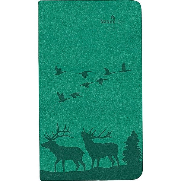 Taschenkalender Nature Line Forest 2023 - Taschen-Kalender 9x15,6 cm - 1 Woche 2 Seiten - 128 Seiten - Umwelt-Kalender -