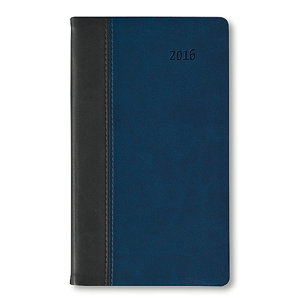 Taschenkalender Premium Ocean (schwarz / blau) 2016