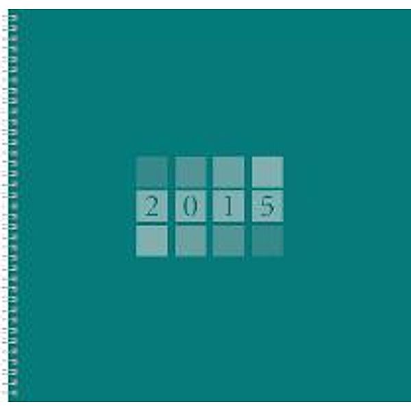 Taschenkalender Quadro Colourlux 2015 grün