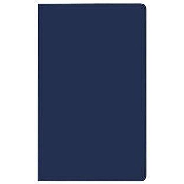 Taschenkalender Saturn Leporello PVC blau 2021
