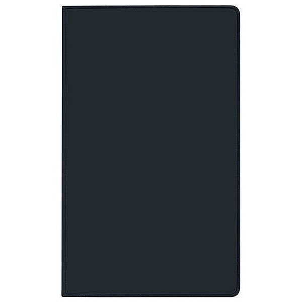 Taschenkalender Saturn Leporello PVC schwarz 2020