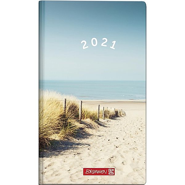 Taschenkalender/Sichtkalender Modell 756 Strand, 2021, Grafik-Einband