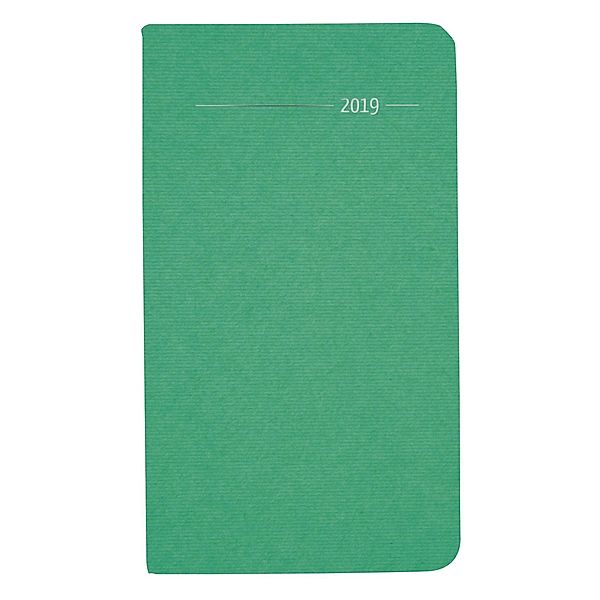 Taschenkalender Silk Line Emerald 2019, ALPHA EDITION