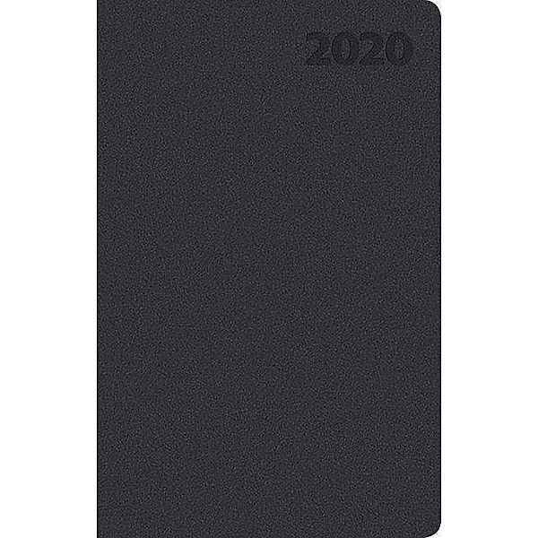 Taschenkalender Tizio Flexicover schwarz S 2020
