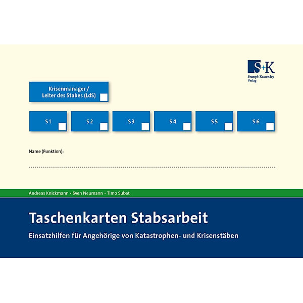 Taschenkarten Stabsarbeit, Andreas Knickmann, Sven Neumann, Timo Subat