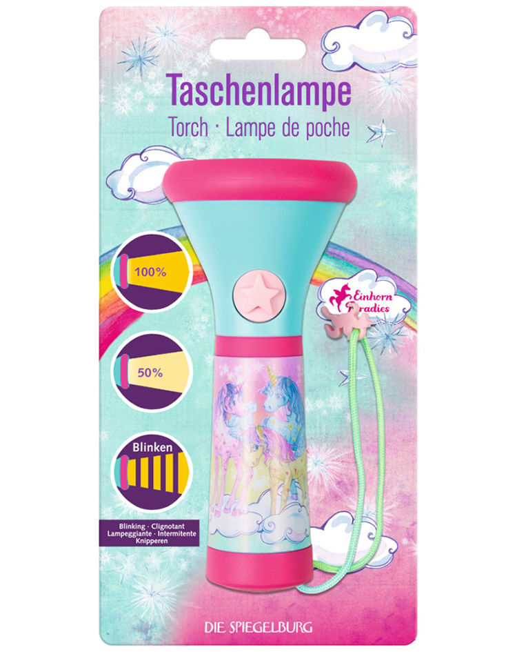 Taschenlampe EINHORN-PARADIES in türkis pink kaufen