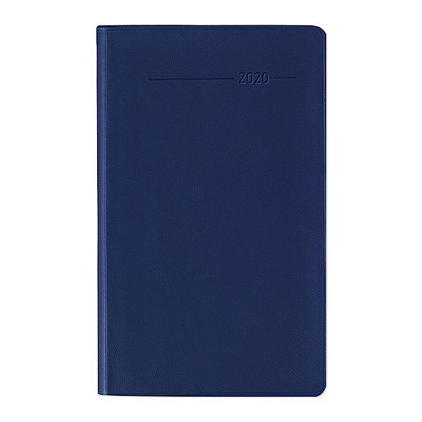 Taschenplaner PVC blau 2020, ALPHA EDITION