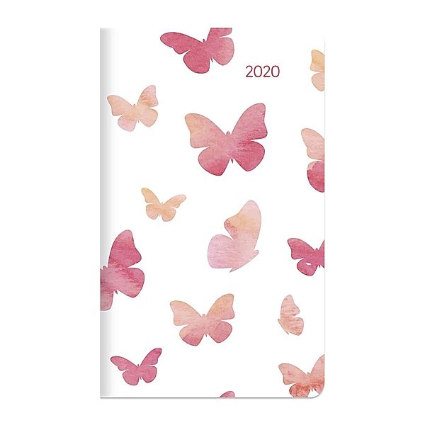 Taschenplaner Style Schmetterling 2020, ALPHA EDITION