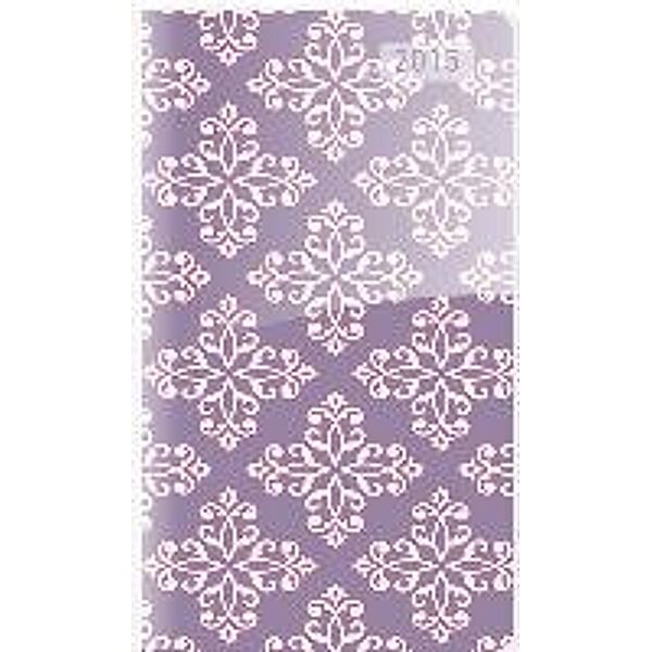 Taschenplaner Style Violet Pattern 2015