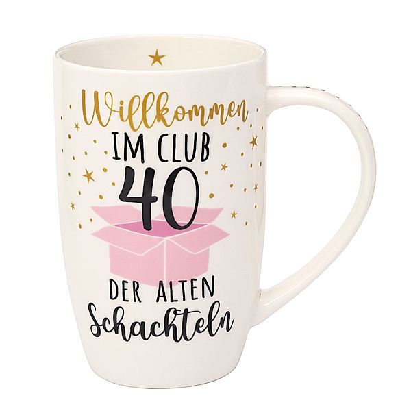 Tasse Club der alten Schachteln (Alter: 40 Jahre)