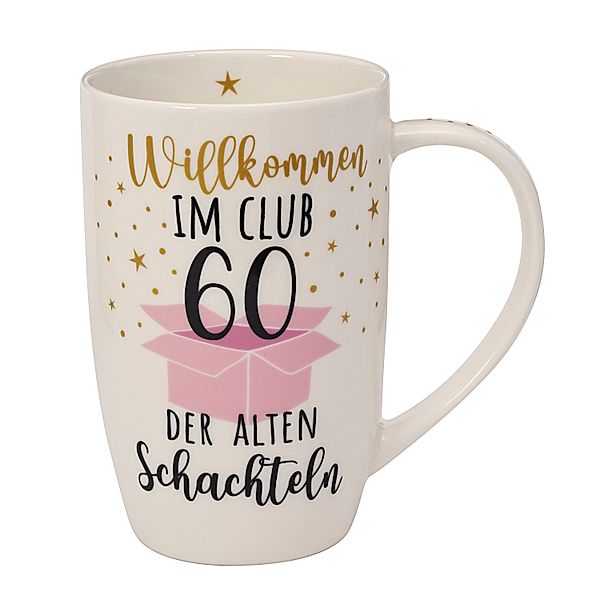 Tasse Club der alten Schachteln (Alter: 60 Jahre)