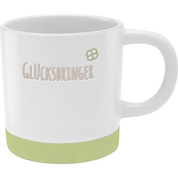 Tasse Gravur Motiv Glück