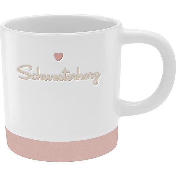 Tasse Gravur Motiv Schwester