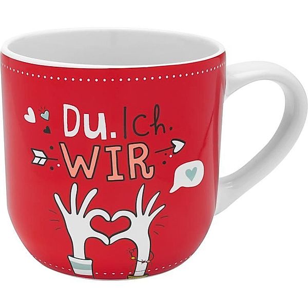 Tasse gross Motiv Du, ich, wir