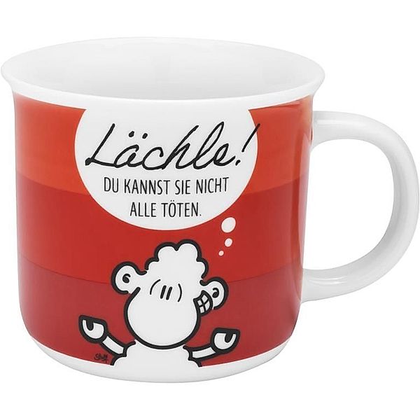 Tasse in Geschenkbox Motiv Lächle