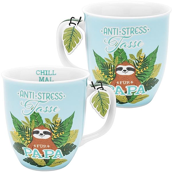 Tasse Motiv Faultier, Anti-Stress Papa