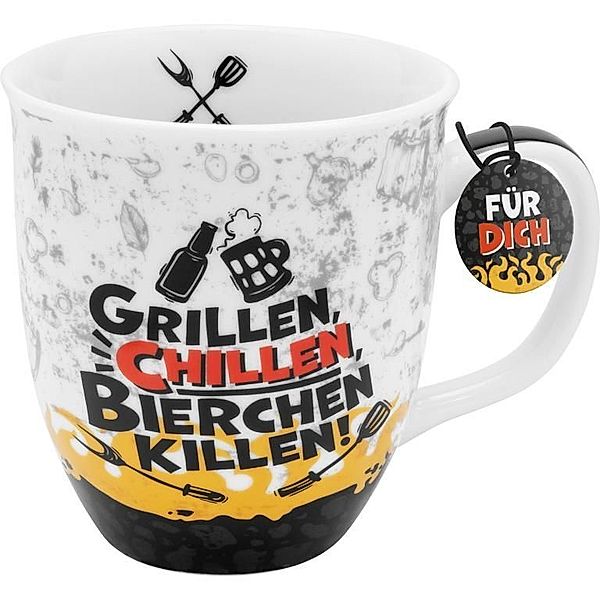 Tasse Motiv Grillen