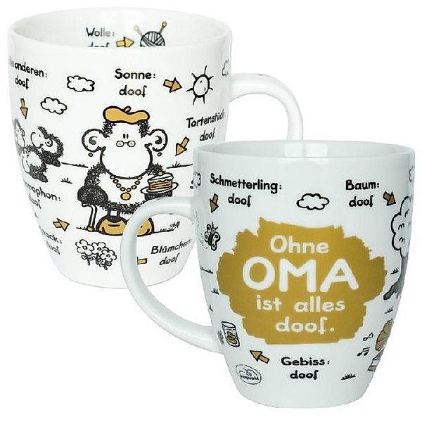 Tasse Ohne Oma ist alles doof