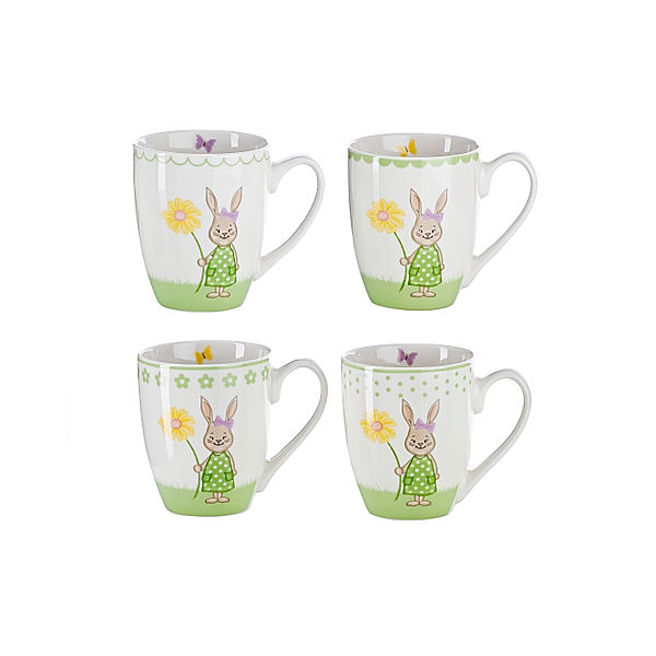 Tassen Hase Frieda, 4er-Set