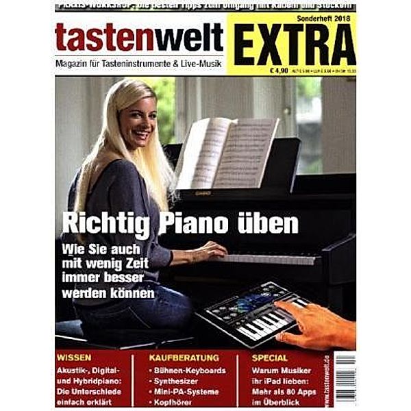 Tastenwelt EXTRA 2018: Richtig Piano üben