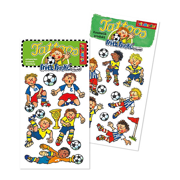 Lutz Mauder Verlag Tattooset FUßBALL 2-teilig