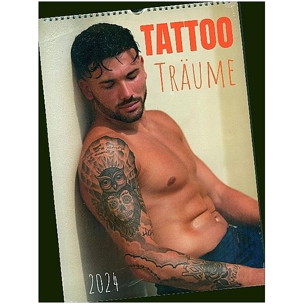 Tattooträume (Wandkalender 2024 DIN A3 hoch), CALVENDO Monatskalender, Malestockphoto